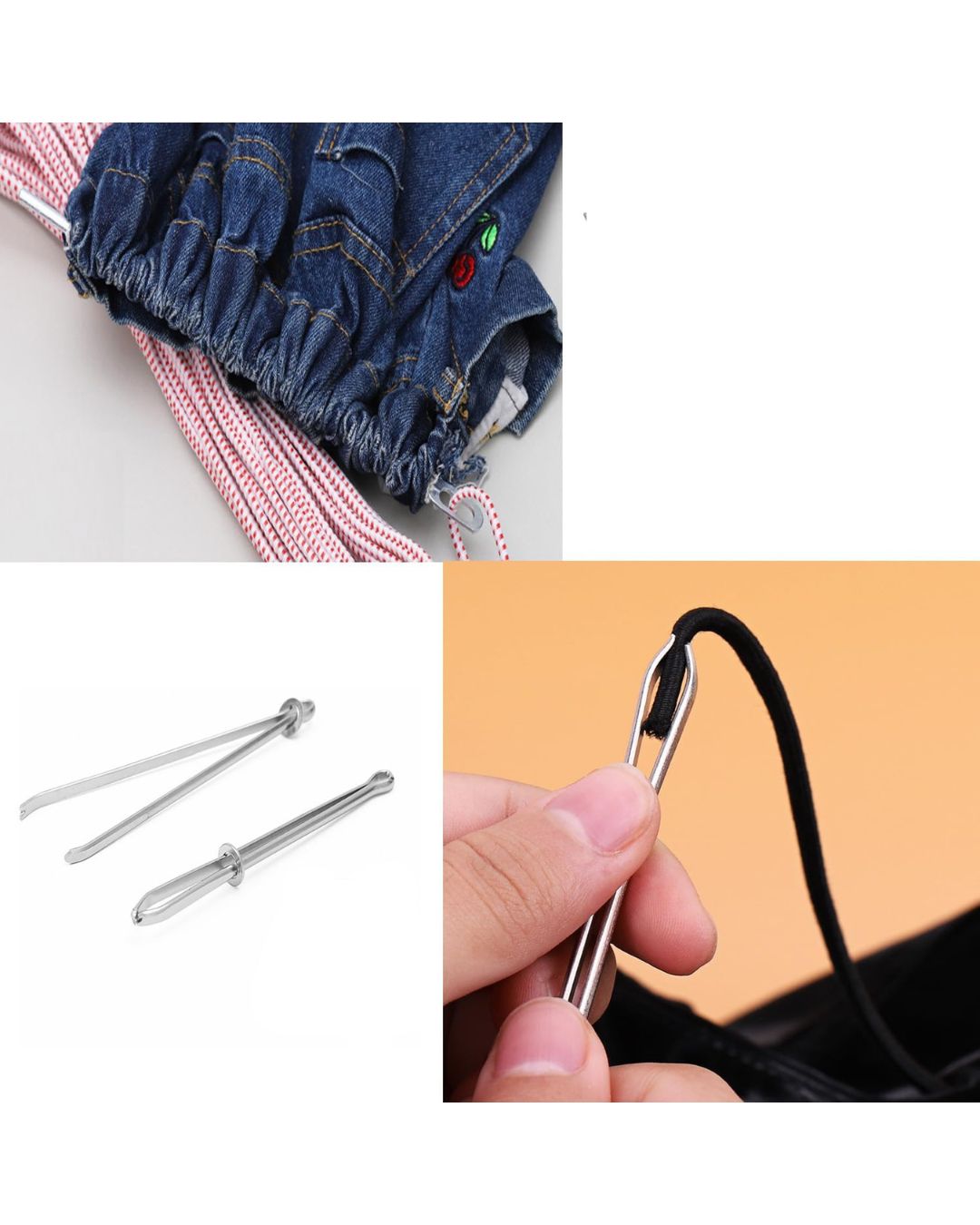 Elastic Belt Threading Needle