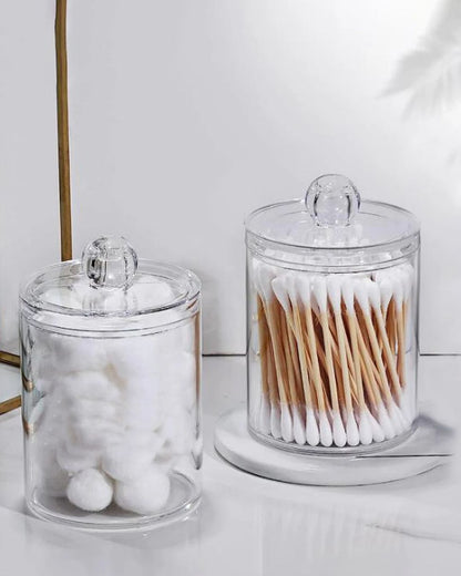 Acrylic Cotton Swab Organizer