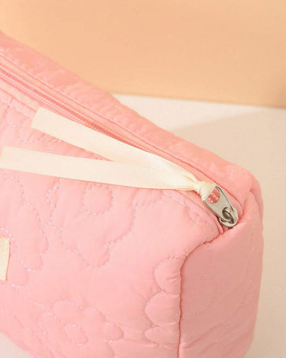 Quilted Design Cosmetic Bag