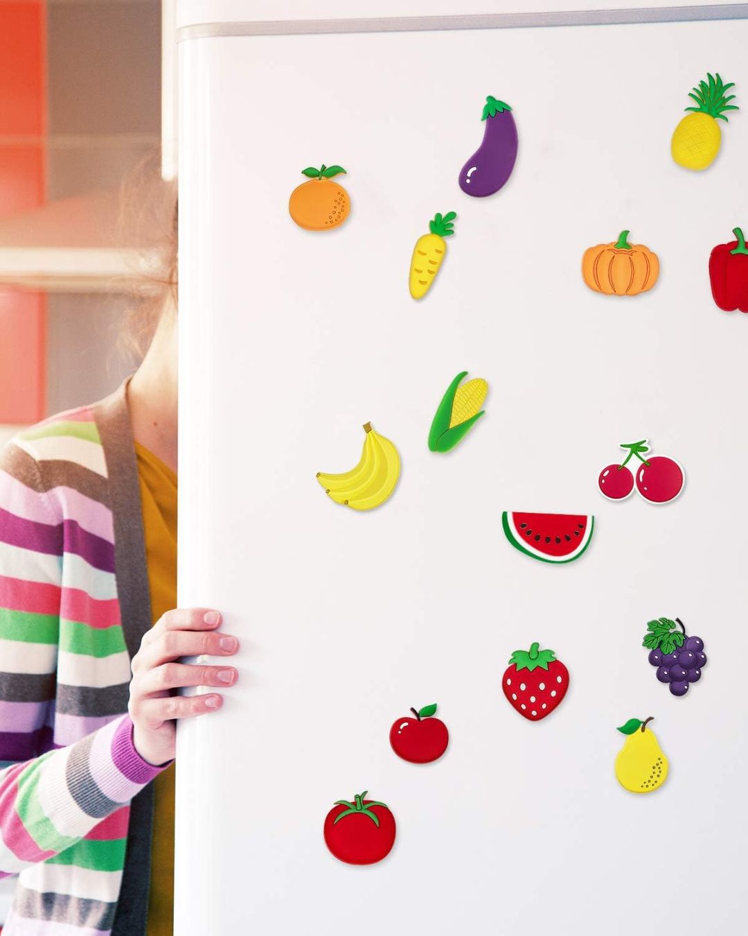 Mini Fruits Fridge Magnets