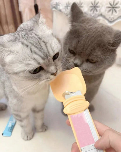 Cat Treat Squeeze Spoon