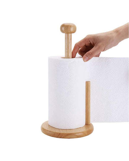 Wooden Paper Towel Roll Holder