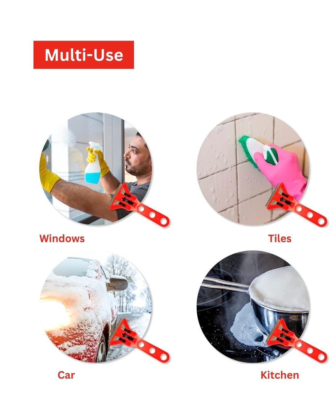 Glass Cleaning Scraper