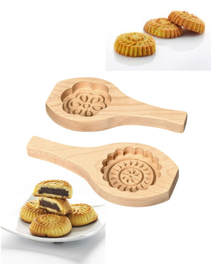 Wooden Cookie/Maamoul Mold