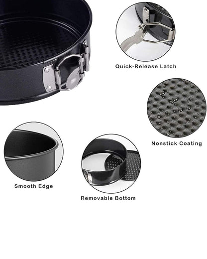 Round Cake Mold Pan Set of 3