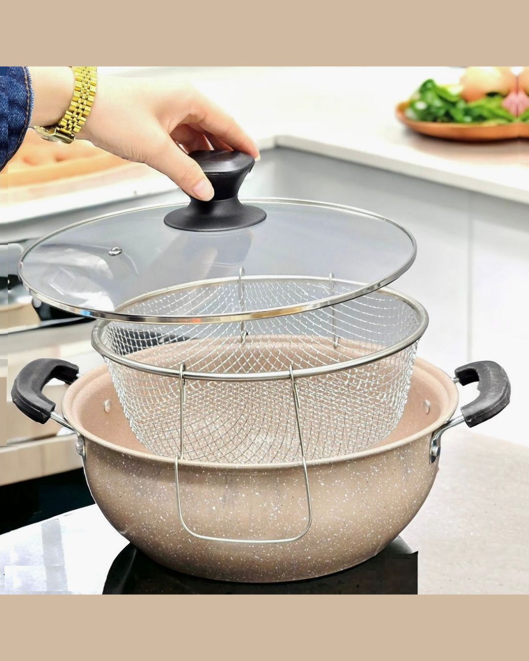 Nonstick Casserole with Fryer