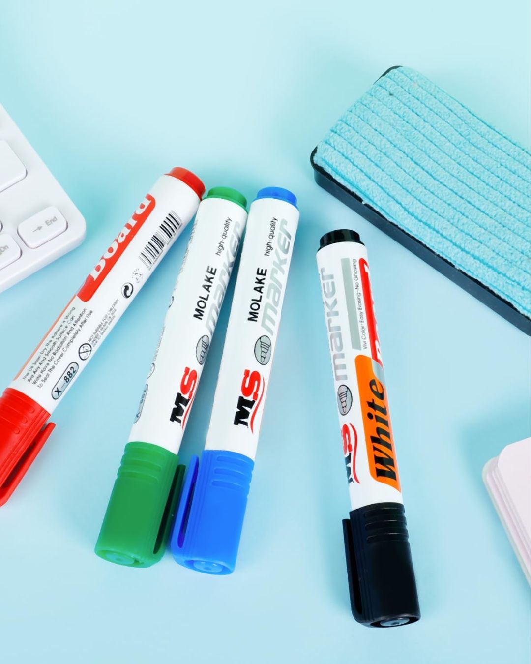 Whiteboard Markers and Eraser Set