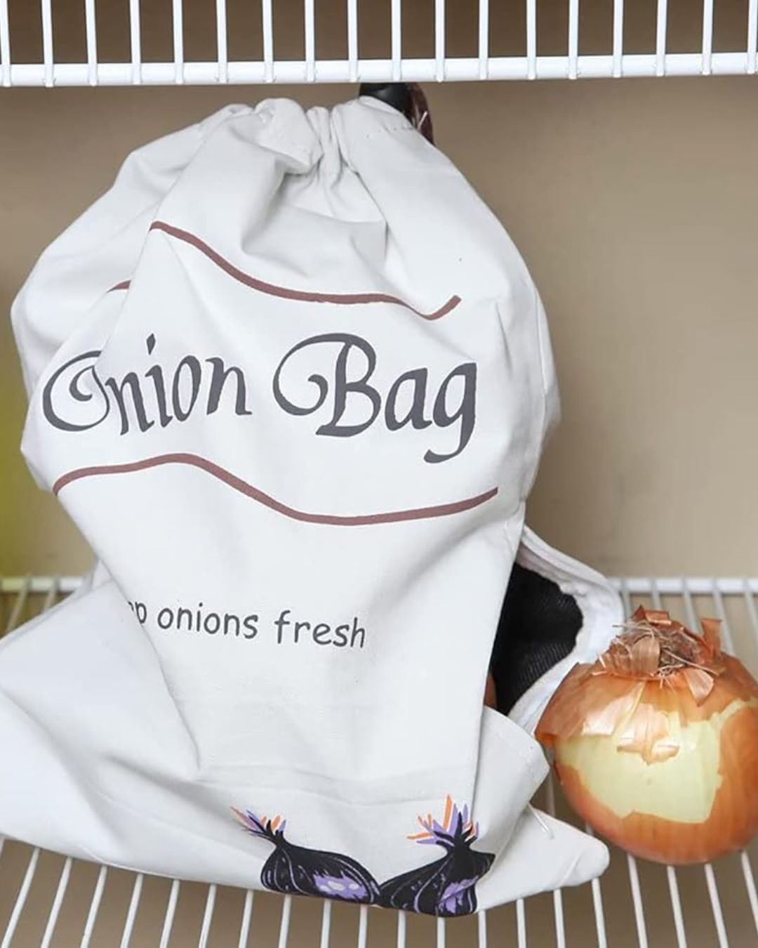 Reusable Onion Storage Bag