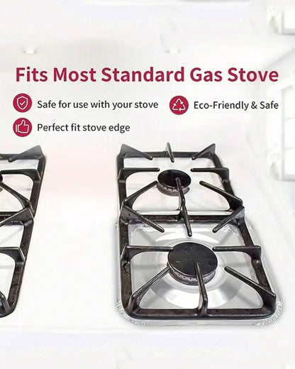 Square Aluminum Foil Gas Burner Liner