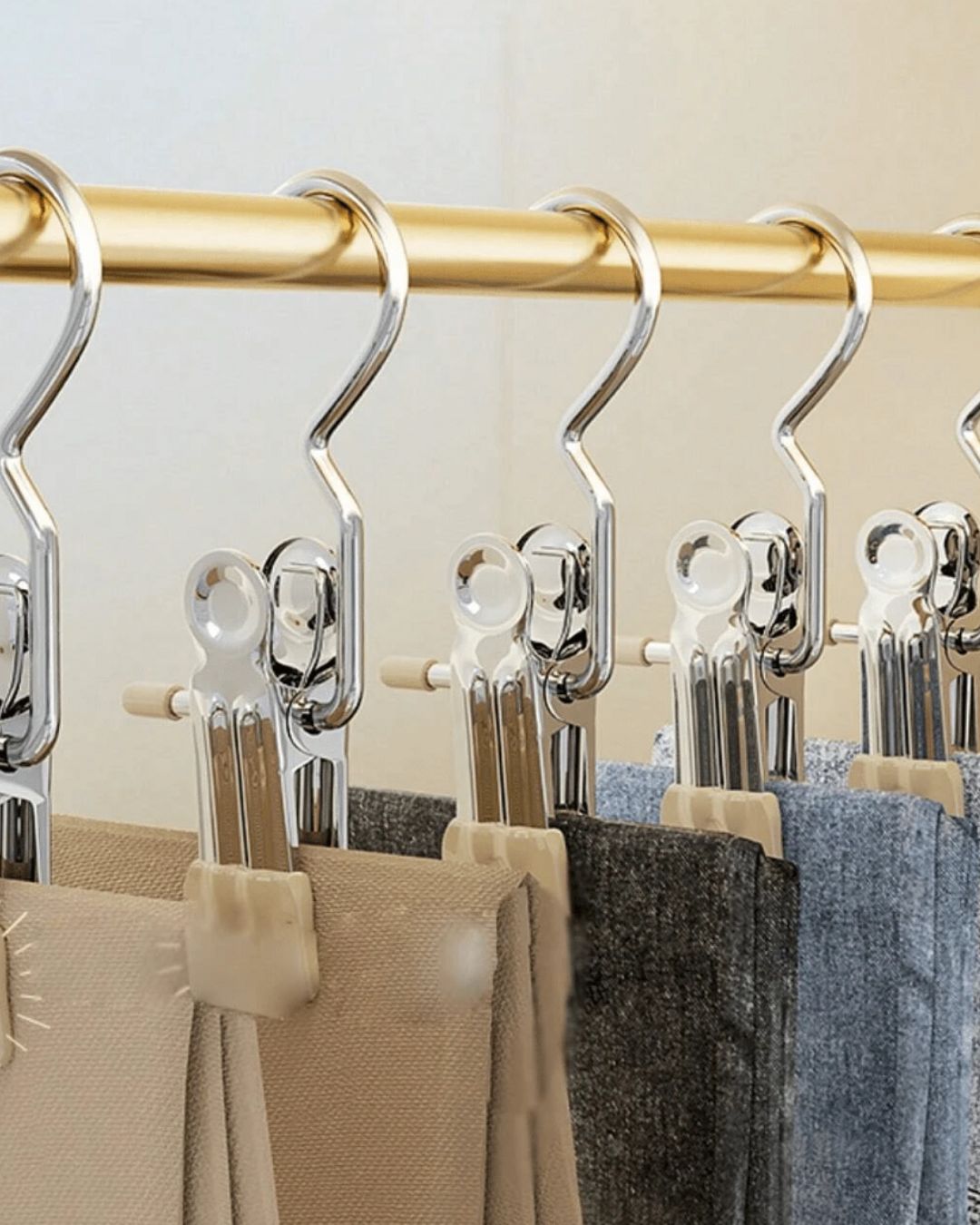 Stainless Steel Clothespins with Hook