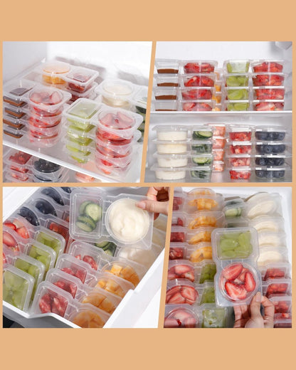 Double Compartment Snack Container
