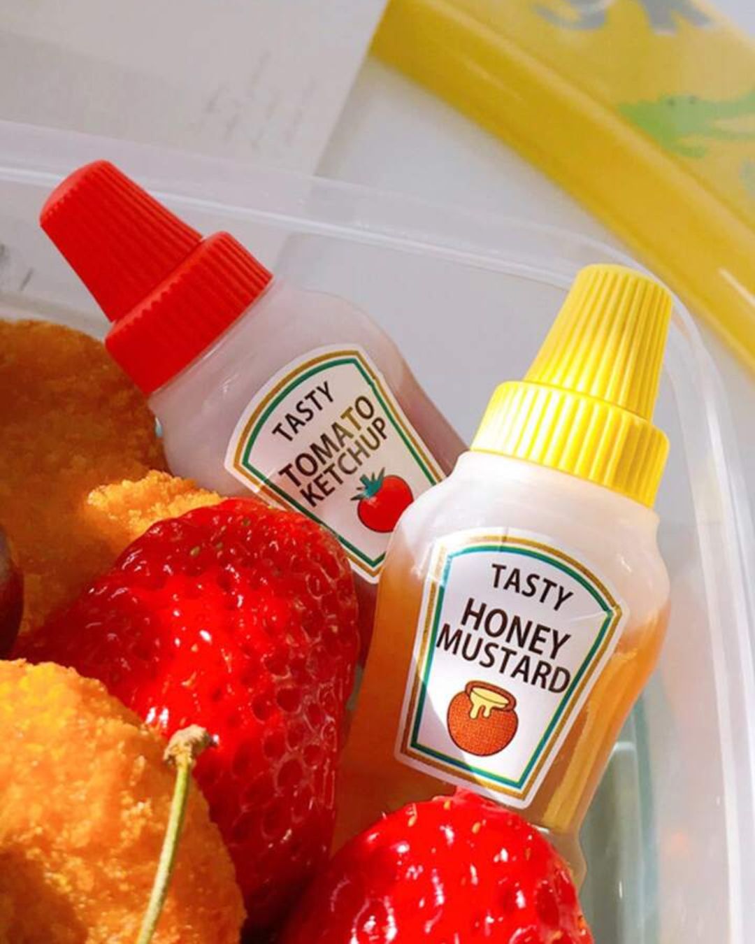 Mini Squeezy Sauce Bottles