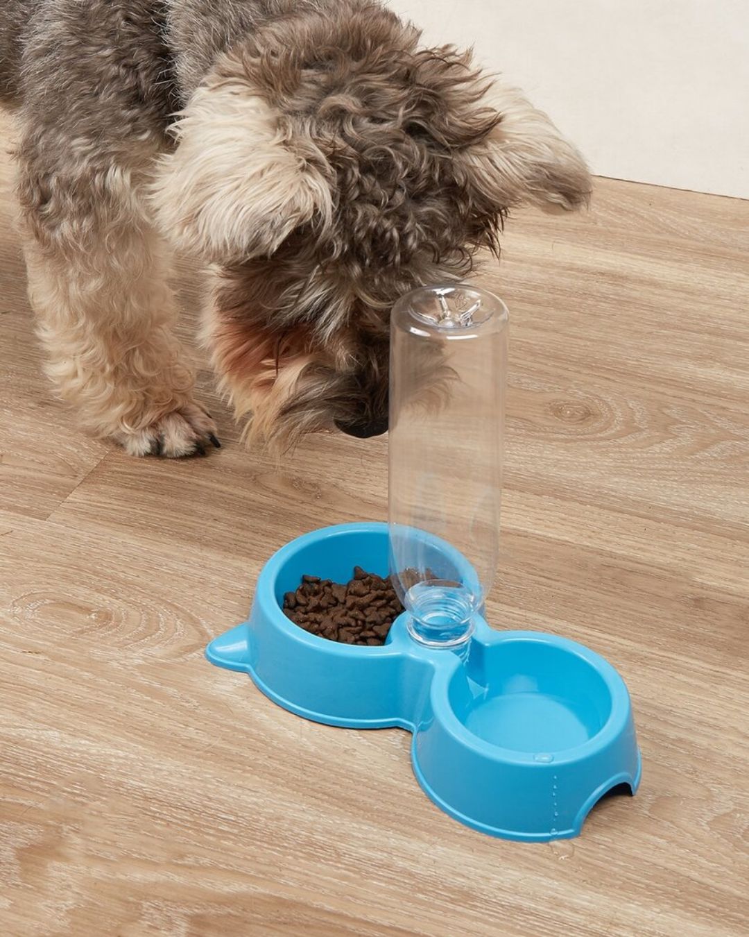 Pet Bowl With Drinking Bottle