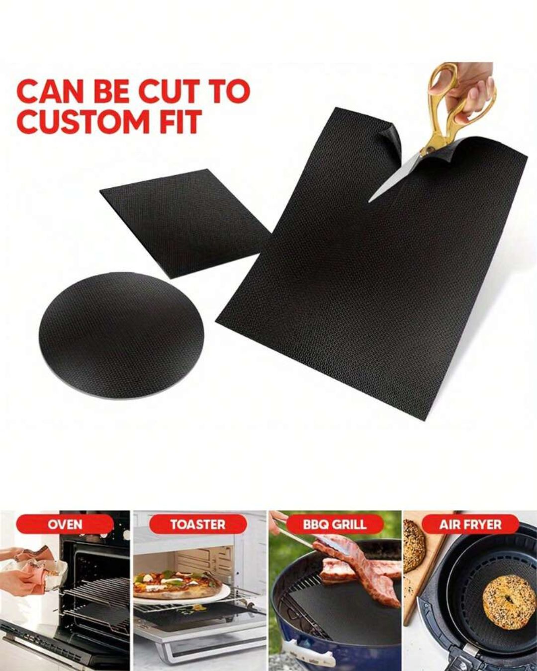 Non-Stick Reusable Bottom Sheet Liner for Oven