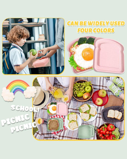 Toast Shape Sandwich Box