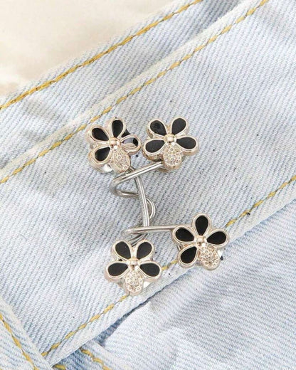 Flower Pant Waist Buckle Tightener