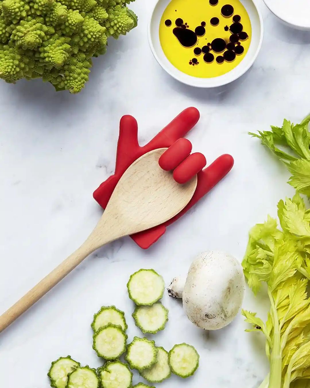 Hand Shaped Spoon Rest
