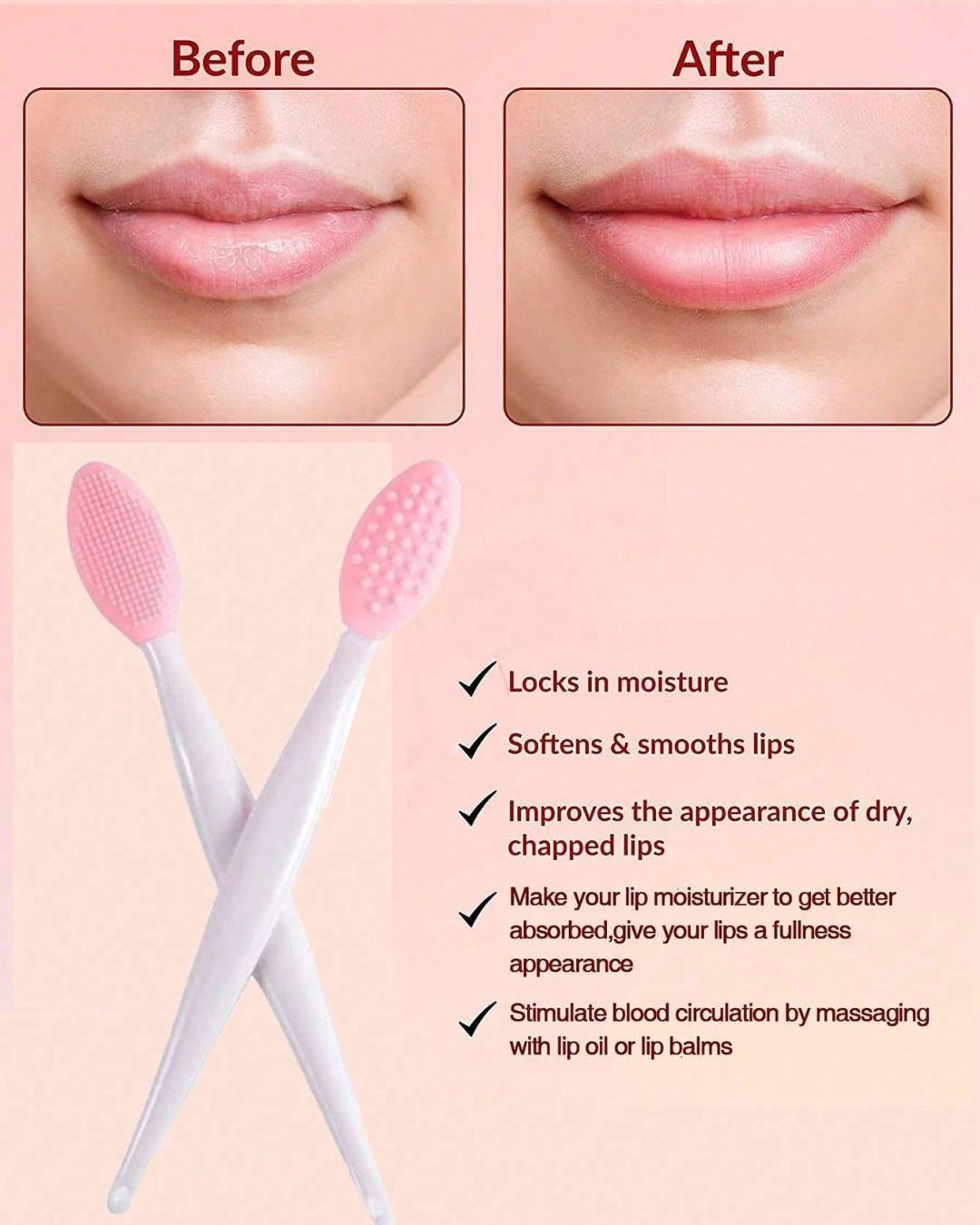 Silicone Exfoliating Lip Brush