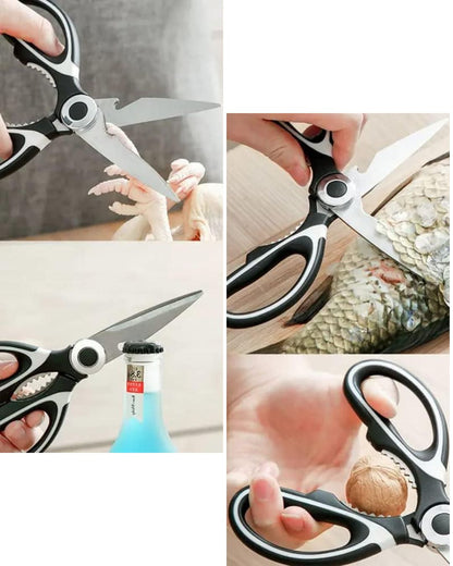 Multifunctional Stainless Steel Kitchen Scissors