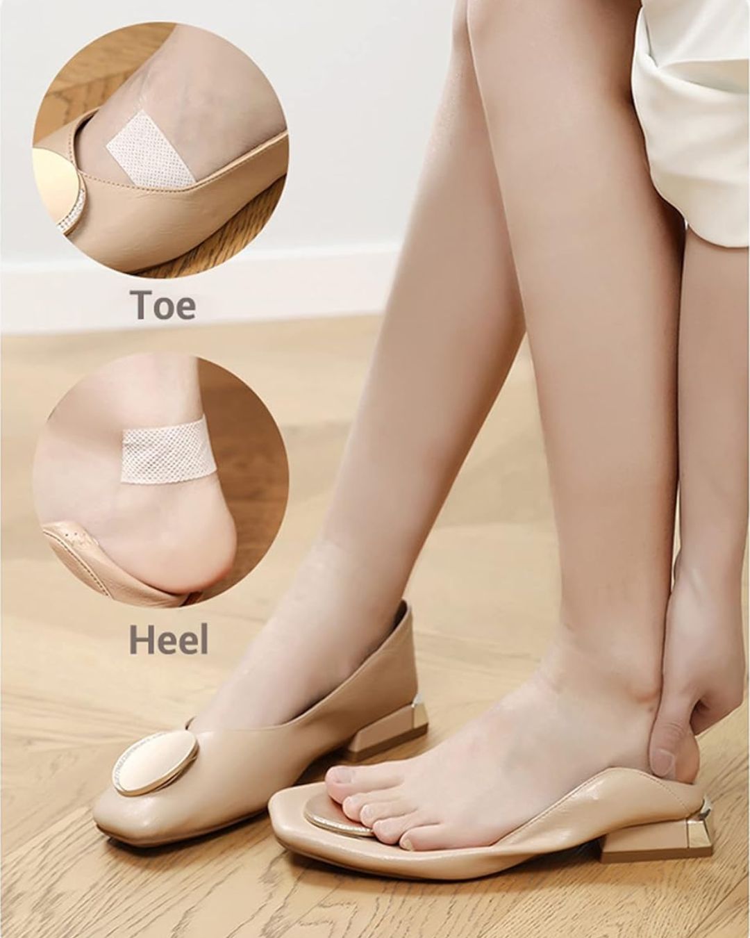 Self-Adhesive Anti-Sweat Pad White Tape