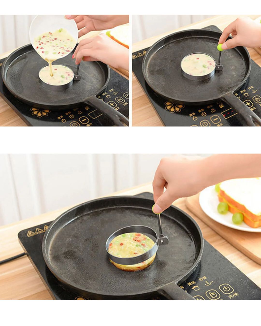 Stainless Steel Fried Egg Cooking Rings