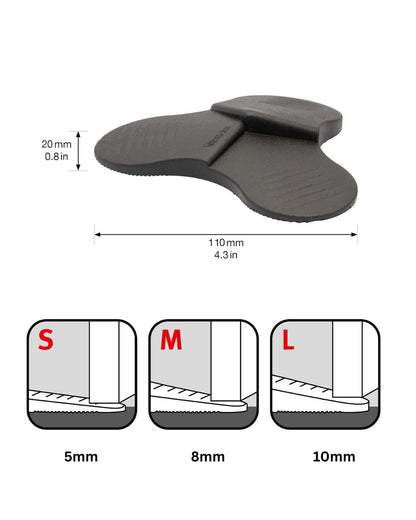 Non-Slip Rubber Doorstop