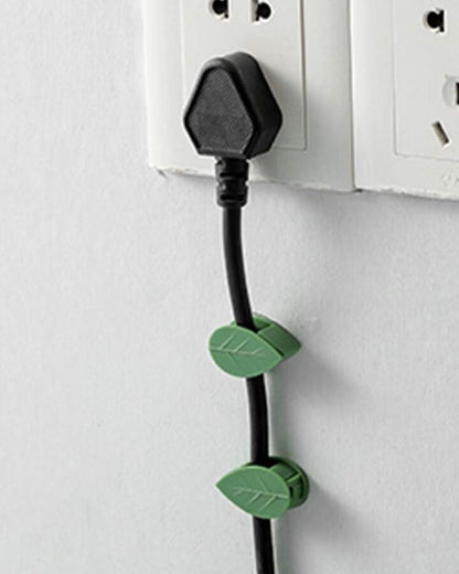 Leaf-Shaped Adhesive Greenery Fixator