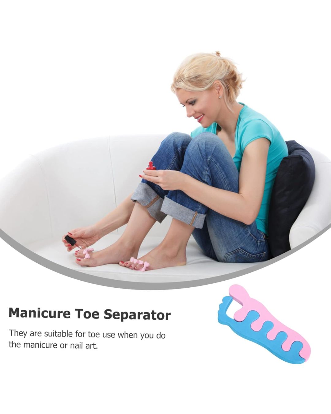 Sponge Nail Toe Separator