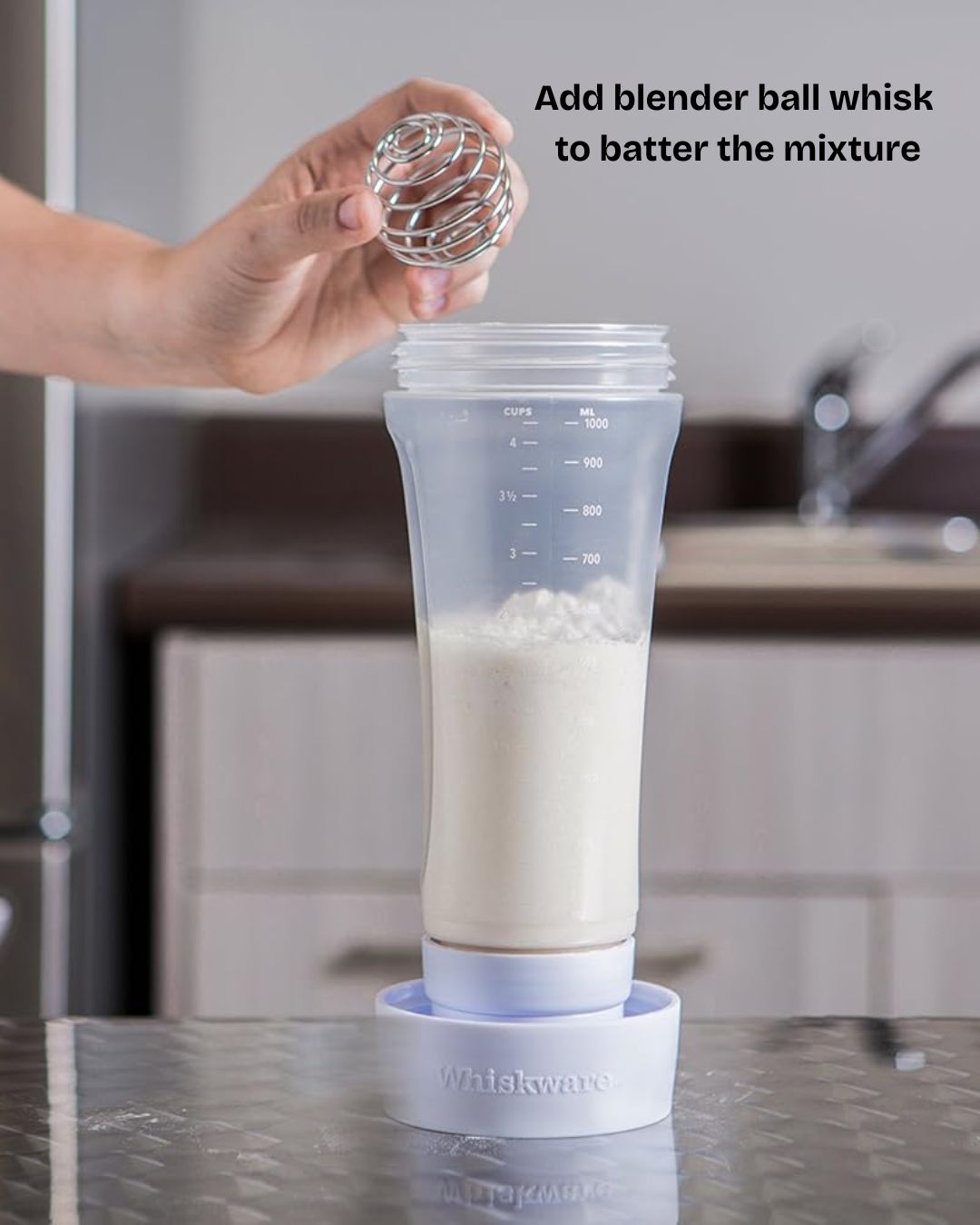 Pancake Batter Mixer with Blender Ball
