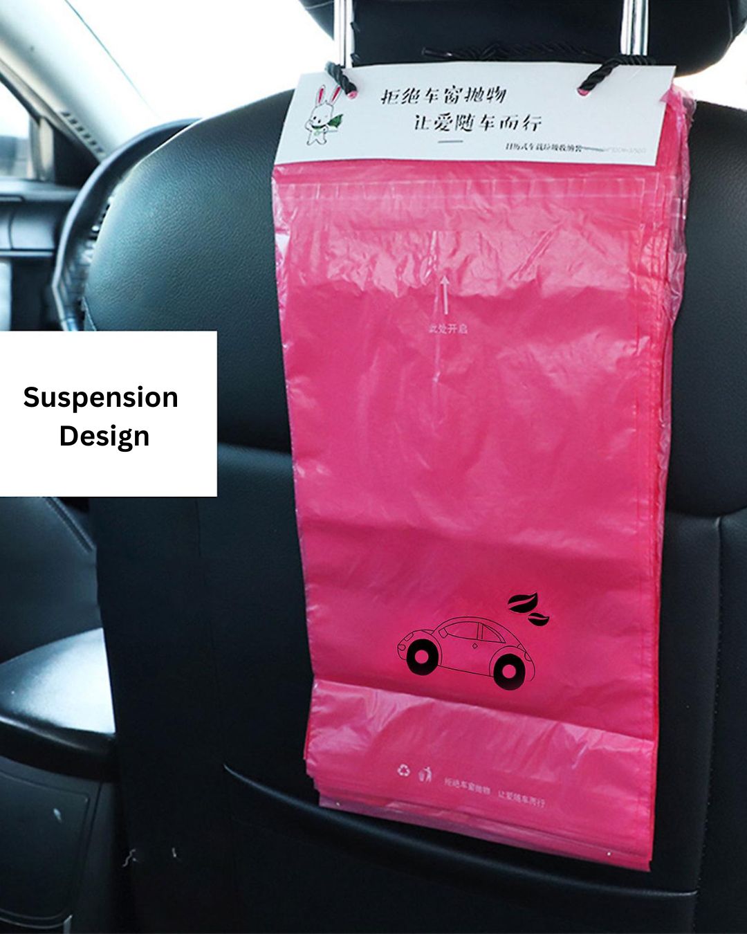 Disposable and Biodegradable Car Trash Bag