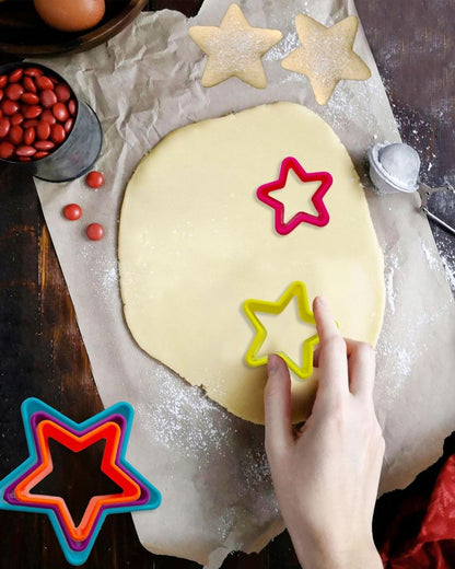 5-Piece Plastic Cookie Cutter Set