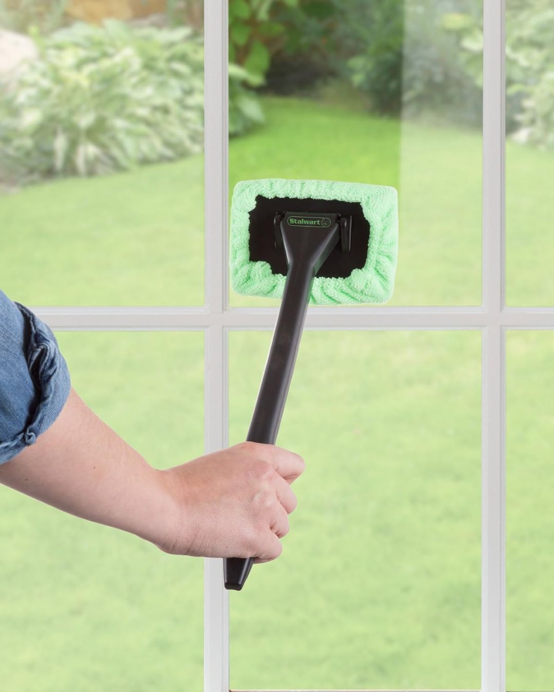 Windshield Wonder Microfiber Long Handled Cleaning Tool