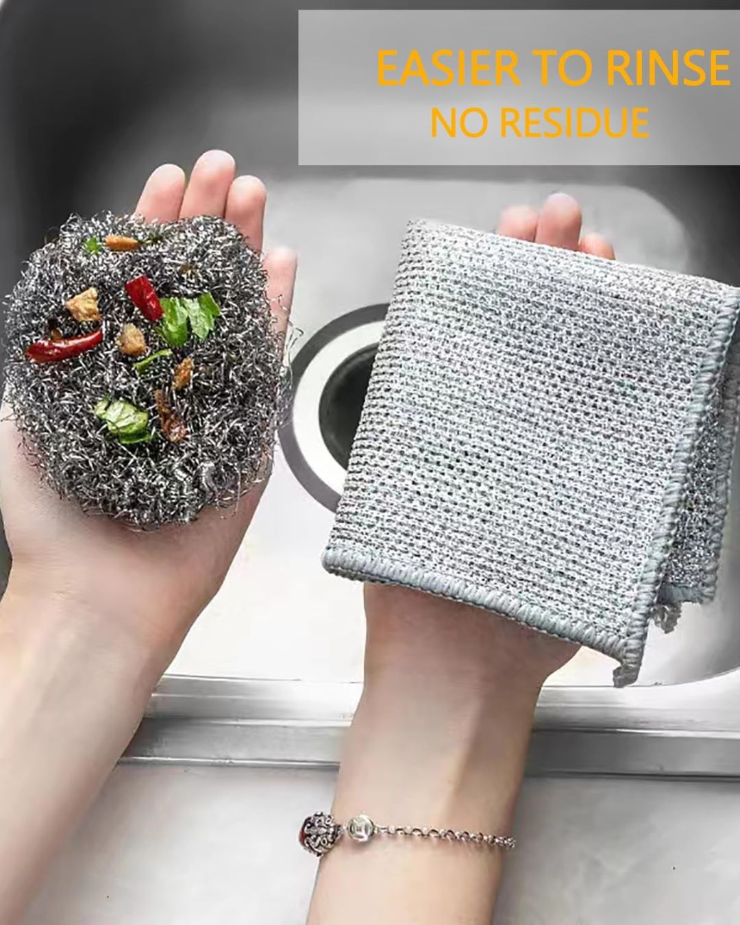 Non-Scratch Wire Dishcloth