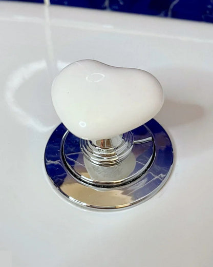 Heart Toilet Push Button