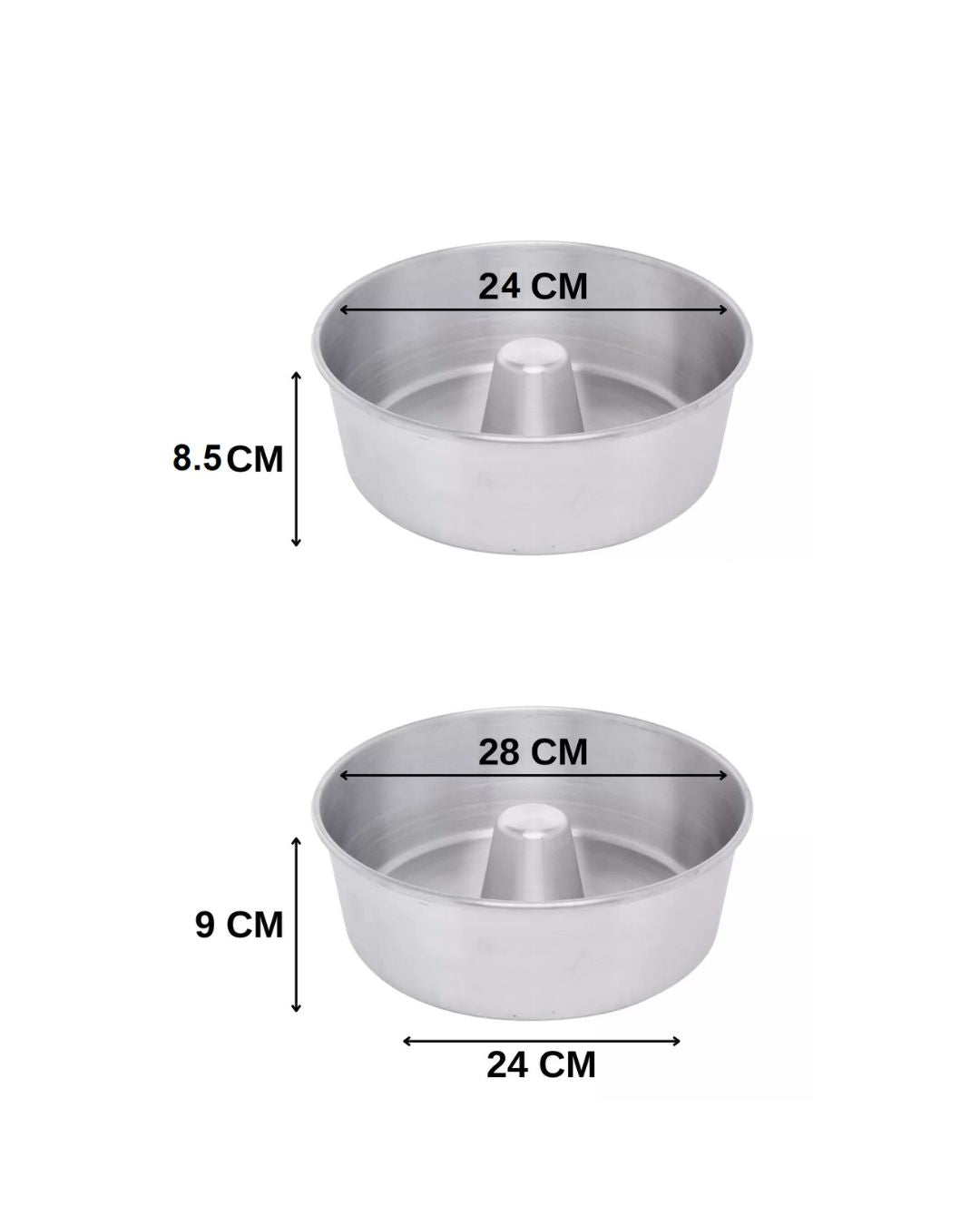 Aluminum Fluted Tube Cake Mold