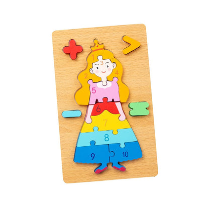 3D Wooden Montessori Puzzle Educational Toys