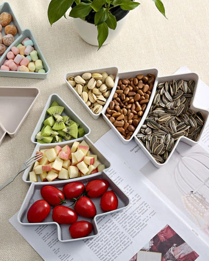 Christmas Tree Shaped Snack Tray