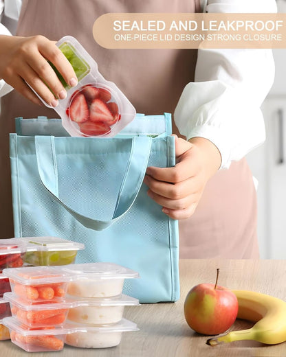 Double Compartment Snack Container