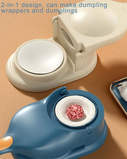 Pressing Dumpling Dough Wrapper