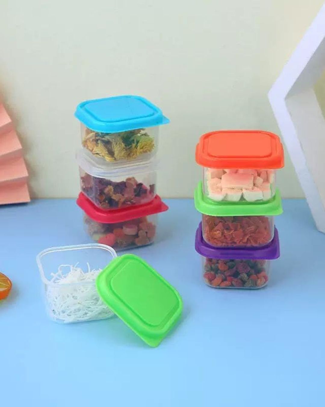 Mini Square Dip Containers with Lids