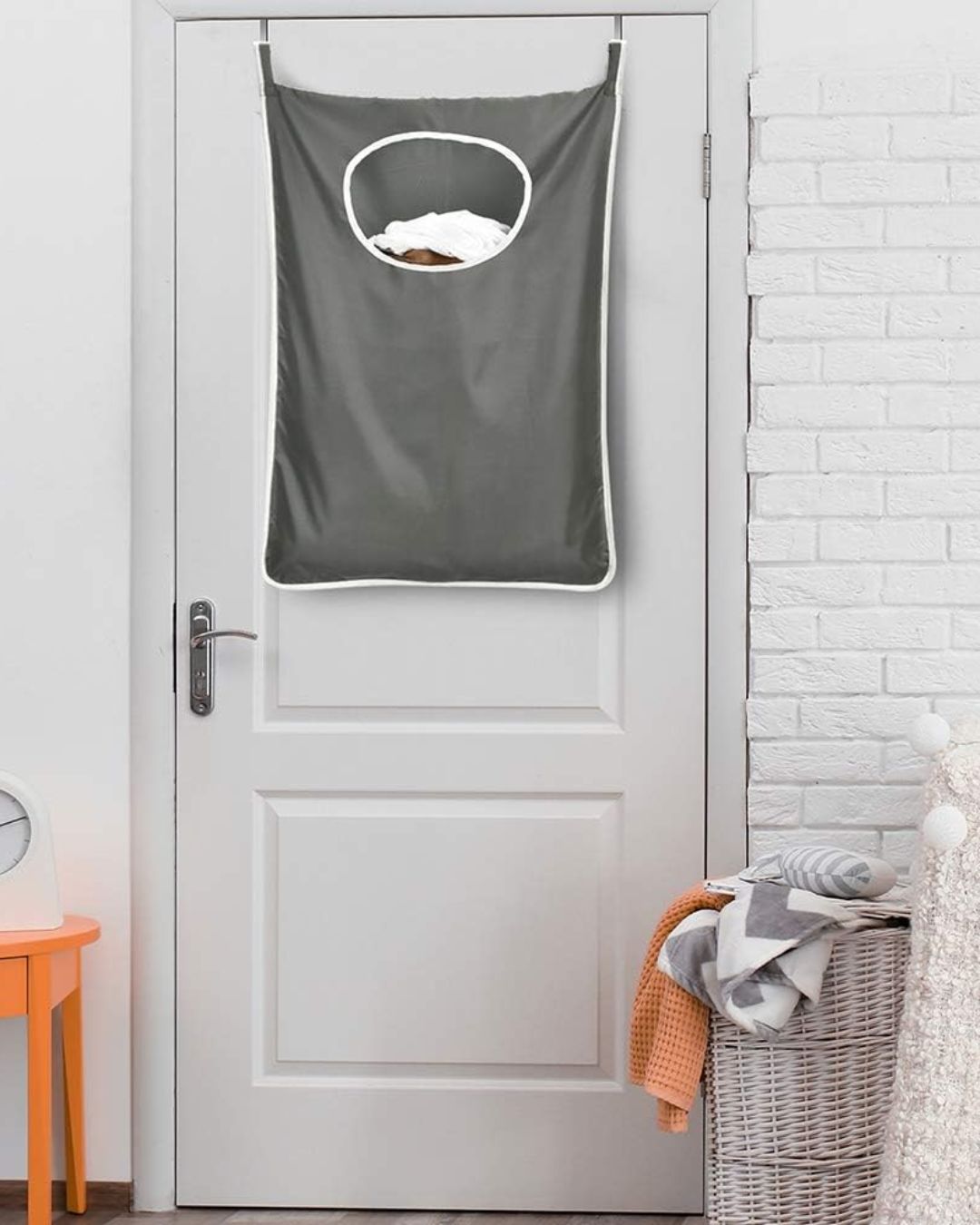 Hanging Laundry Hamper with Hooks