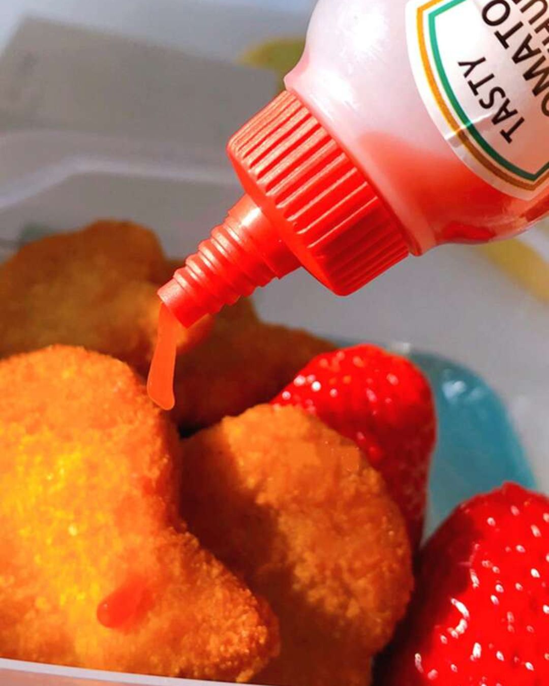 Mini Squeezy Sauce Bottles