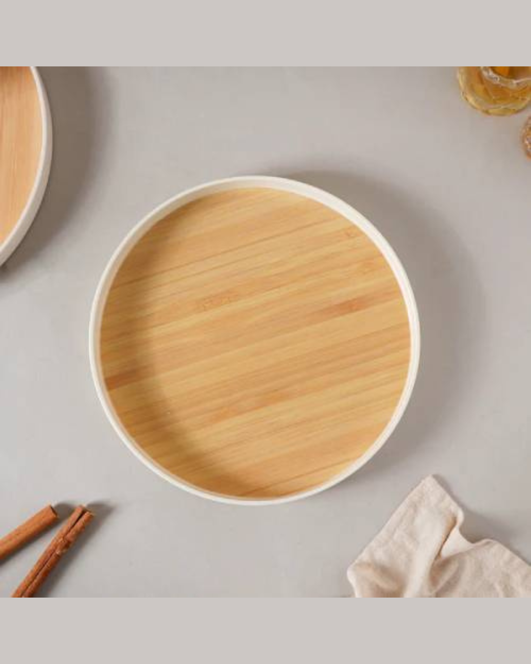 Round Serving Tray Set