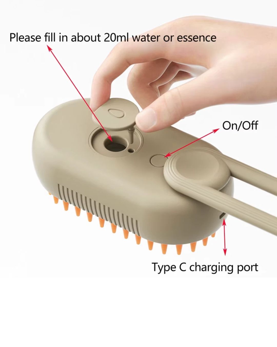 Pet Steam Brush