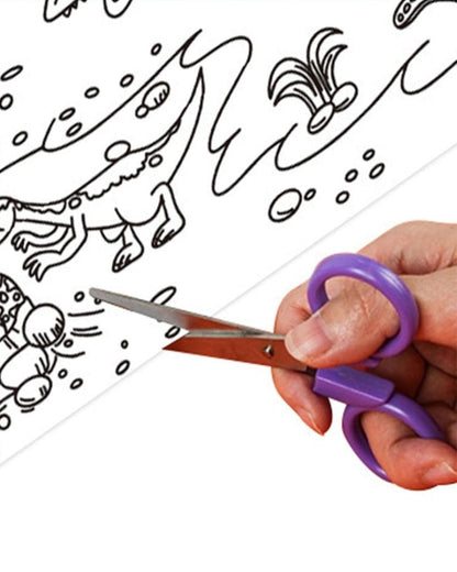 Dinosaur Coloring Paper Roll
