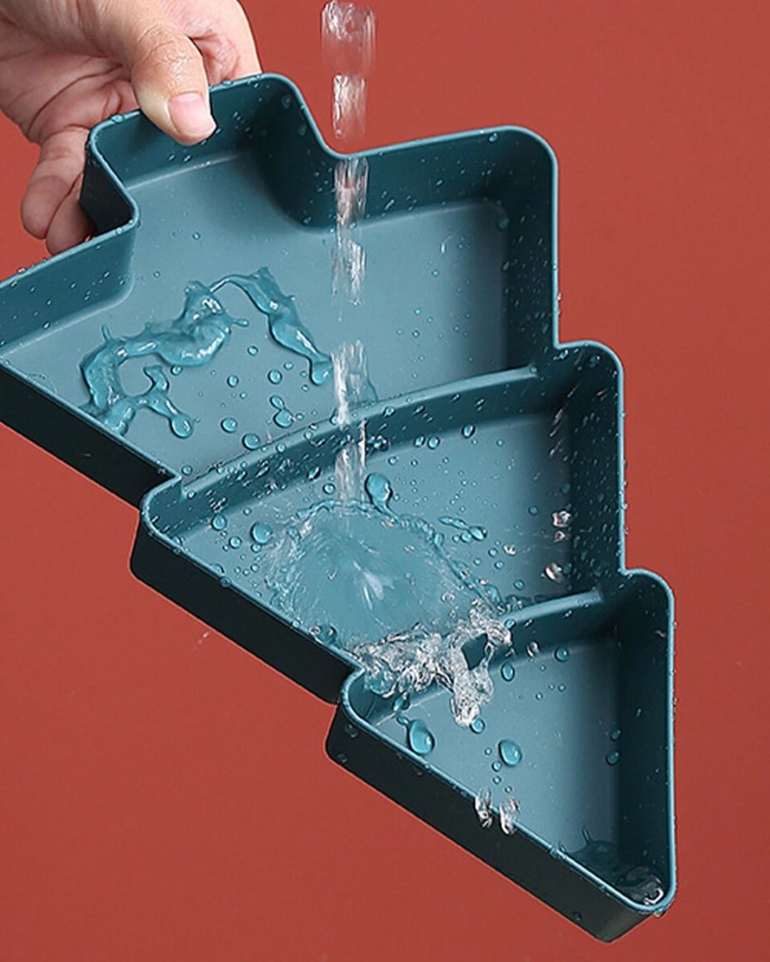 Christmas Tree Shaped Snack Tray
