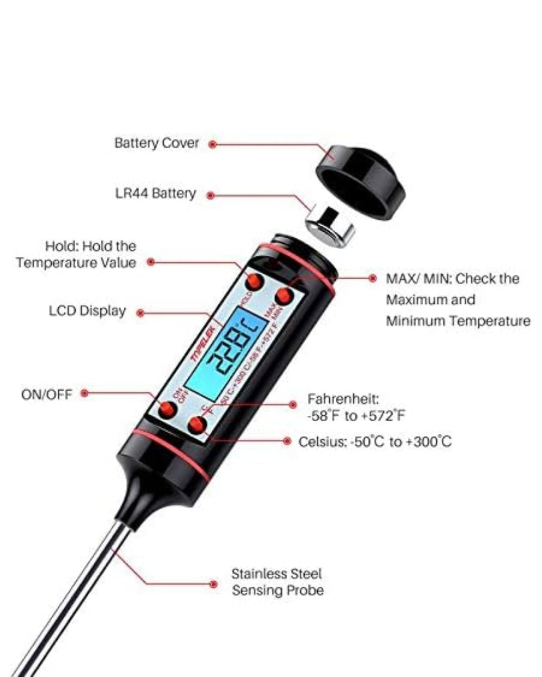 Digital Food Thermometer
