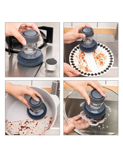 Dish Brush With Soap Dispenser