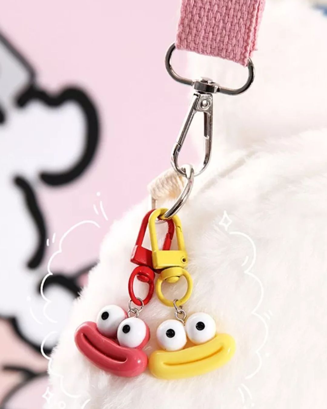 Sausage Big Mouth Keychain