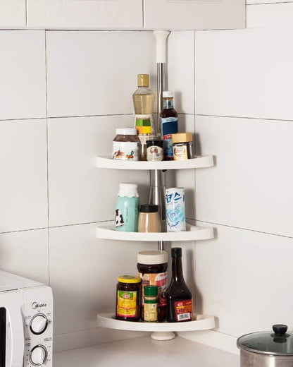 4 Layer Adjustable Shelf Corner Rack